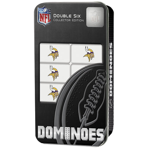 NFL Minnesota Vikings White Dominoes Game by Masterpieces Puzzles Co