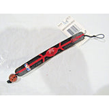 NBA Chicago Bulls Basketball Black w/Red Stripes Bracelet by GameWear