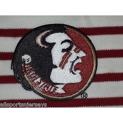 NCAA Florida State Seminoles 12M Infant Striped Creeper Onesie Bodysuit