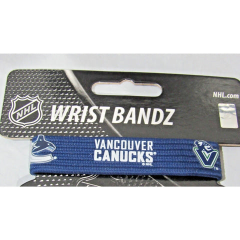NHL Vancouver Canucks Wrist Band Bandz Officially Licensed Size Large by Skootz