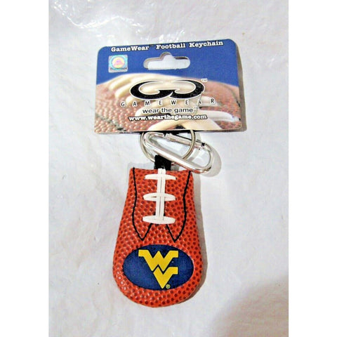 NCAA West Virginia Mountaineers Textured Keychain w/Carabiner by GameWear