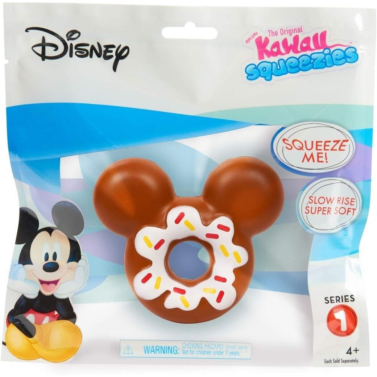 Disney Kawaii Squeezies Mickey Mouse Donut Series 1 Ages 4+