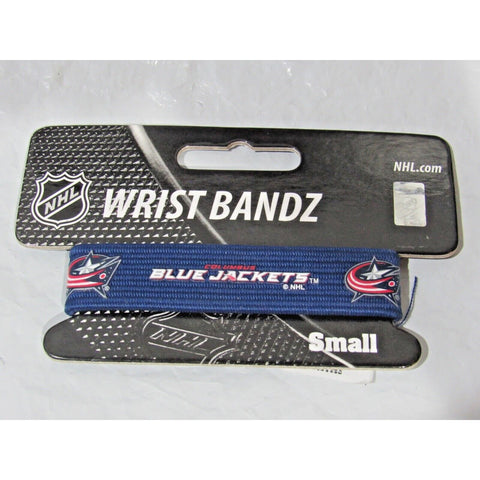 NHL Columbus Blue Jackets Wrist Band Bandz Officially Licensed Size Small Skootz