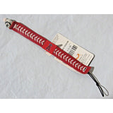Red Los Angeles Angels w/ White Stitching Team Baseball Seam Bracelet Gamewear