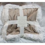 Super Luxurious Shag Micro Plush Throw Blanket 50"x60" Reversible