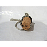 Solid Pewter Barrel w/Cork Wine Bottle Stopper w/Chain & Ring by Chenco, Inc.