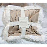 Super Luxurious Shag Micro Plush Throw Blanket 60"x80" Reversible