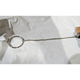 Solid Pewter Barrel w/Cork Wine Bottle Stopper w/Chain & Ring by Chenco, Inc.