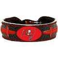 NFL Tampa Bay Buccaneers Black w/Red Laces NFL  Football Bracelet by GmaeWear