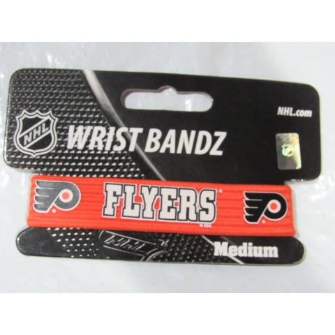 NHL Philadelphia Flyers Wrist Band Bandz Officially Licensed Size Medium Skootz