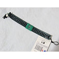 Green Brewers Sausage Man w/Black Stitching Team Baseball Seam Bracelet Gamewear