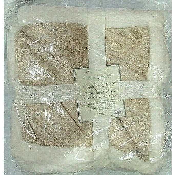 Luxurious Sherpa Look of Lamb Skin Micro Plush Throw Blanket 50"x60" Reversible