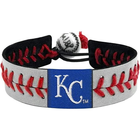 MLB Kansas City Royals Reflective Baseball Seam Team Bracelet by Gamewear