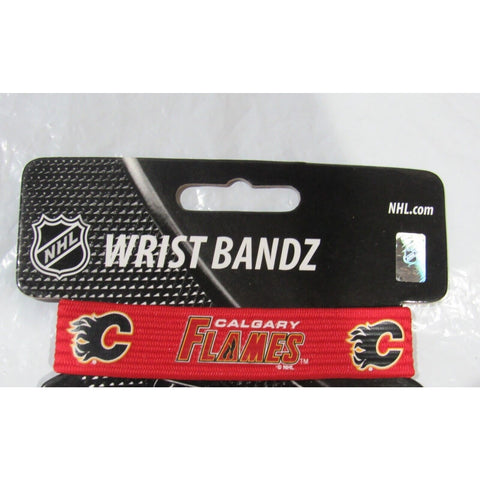 NHL Calgary Flames Wrist Band Bandz Officially Licensed Size Small by Skootz