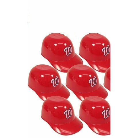 MLB Washington Nationals Mini Batting Helmet Ice Cream Snack Bowl Lot of 6
