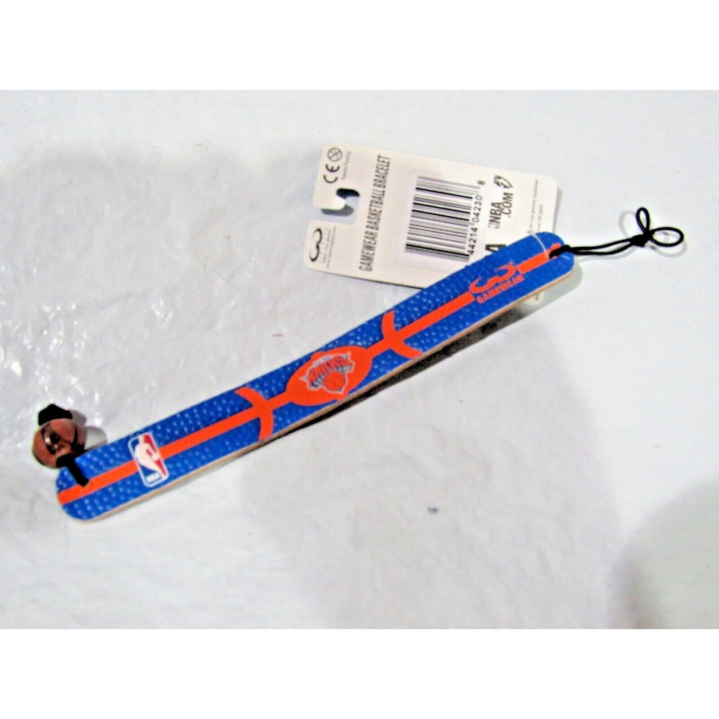 NBA New York Knicks Basketball Blue w/Orange Stripes Bracelet by GameWear