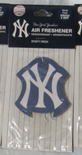 New York Yankees Logo On Blue Paper Air Freshener Sporty Fresh