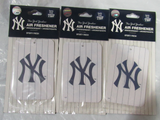 3 New York Yankees Pin Pinstripe Paper Air Freshener Sporty Fresh