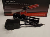 Lipstick Shaped Stun Gun with Flashlight Black by MagiCutlery