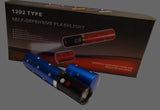 Lipstick Shaped Stun Gun with Flashlight Blue by MagiCutlery