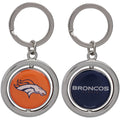 NFL Denver Broncos Spinning Logo Key Ring Keychain Forever Collectibles