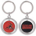 NFL Cleveland Browns Spinning Logo Key Ring Keychain Forever Collectibles