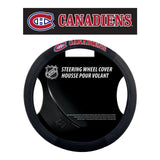 NHL Montreal Canadiens Poly-Suede on Mesh Steering Wheel Cover by Fremont Die