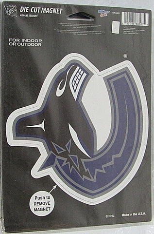 NHL Vancouver Canucks 5 1/2" by 6" Auto Die-Cut Magnet by WinCraft