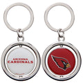 NFL Arizona Cardinals Spinning Logo Key Ring Keychain Forever Collectibles
