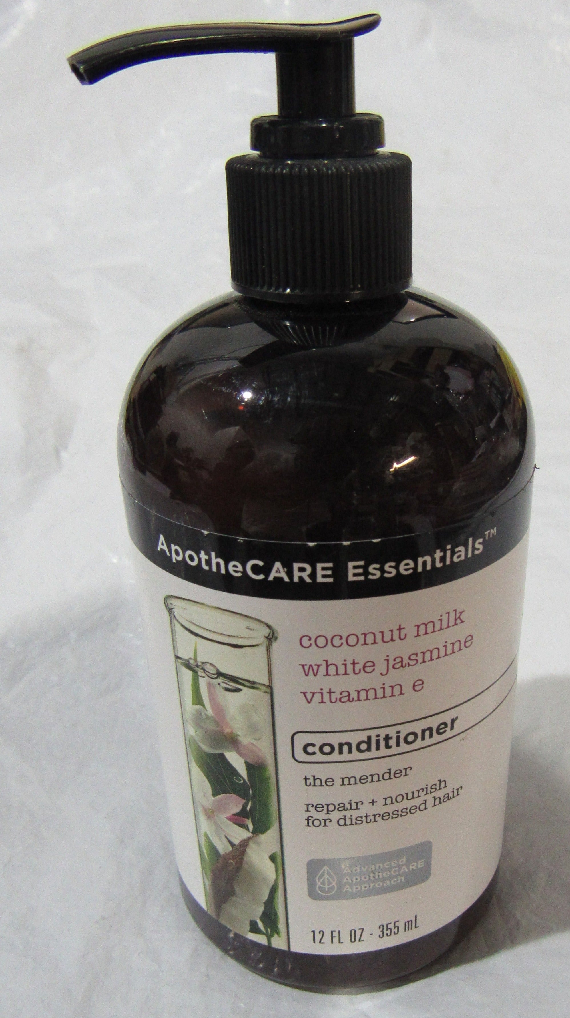 4 ApotheCARE Essentials The Mender Damaged Hair Repair Conditioner Coconut Milk 12 Fl Oz