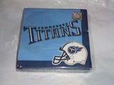 NFL Tennessee Titans Sports 6.5" x 6.5" Banquet Party Paper Luncheon Napkins