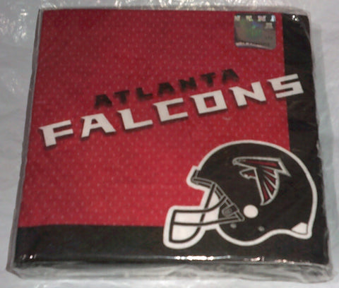 NFL Atlanta Falcons Sports 6.5" x 6.5" Banquet Party Paper Luncheon Napkins