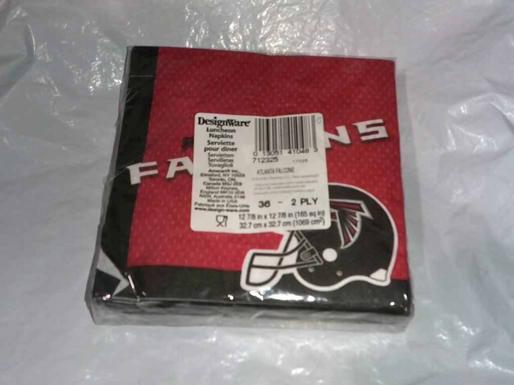 NFL Atlanta Falcons Sports 6.5" x 6.5" Banquet Party Paper Luncheon Napkins