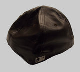 NWT MLB New York Yankees Brown Leather Cap/Hat Fitted 8
