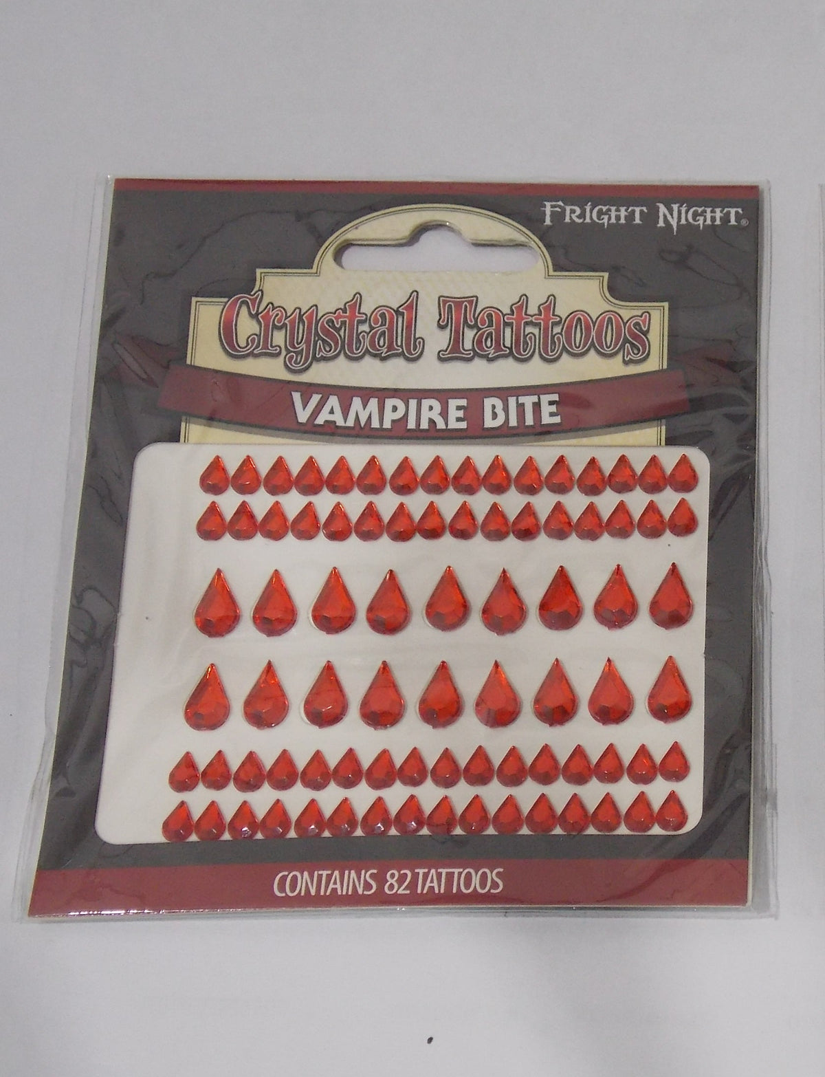 Fright Night Crystal Tattoo Vampire Bite Contains 82 Tattoos