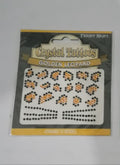 Fright Night Crystal Tattoo Golden Leopard Contains 19 Tattoos
