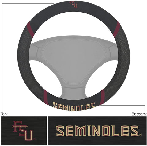 NCAA Florida State Seminoles Embroidered Mesh Steering Wheel Cover by FanMats
