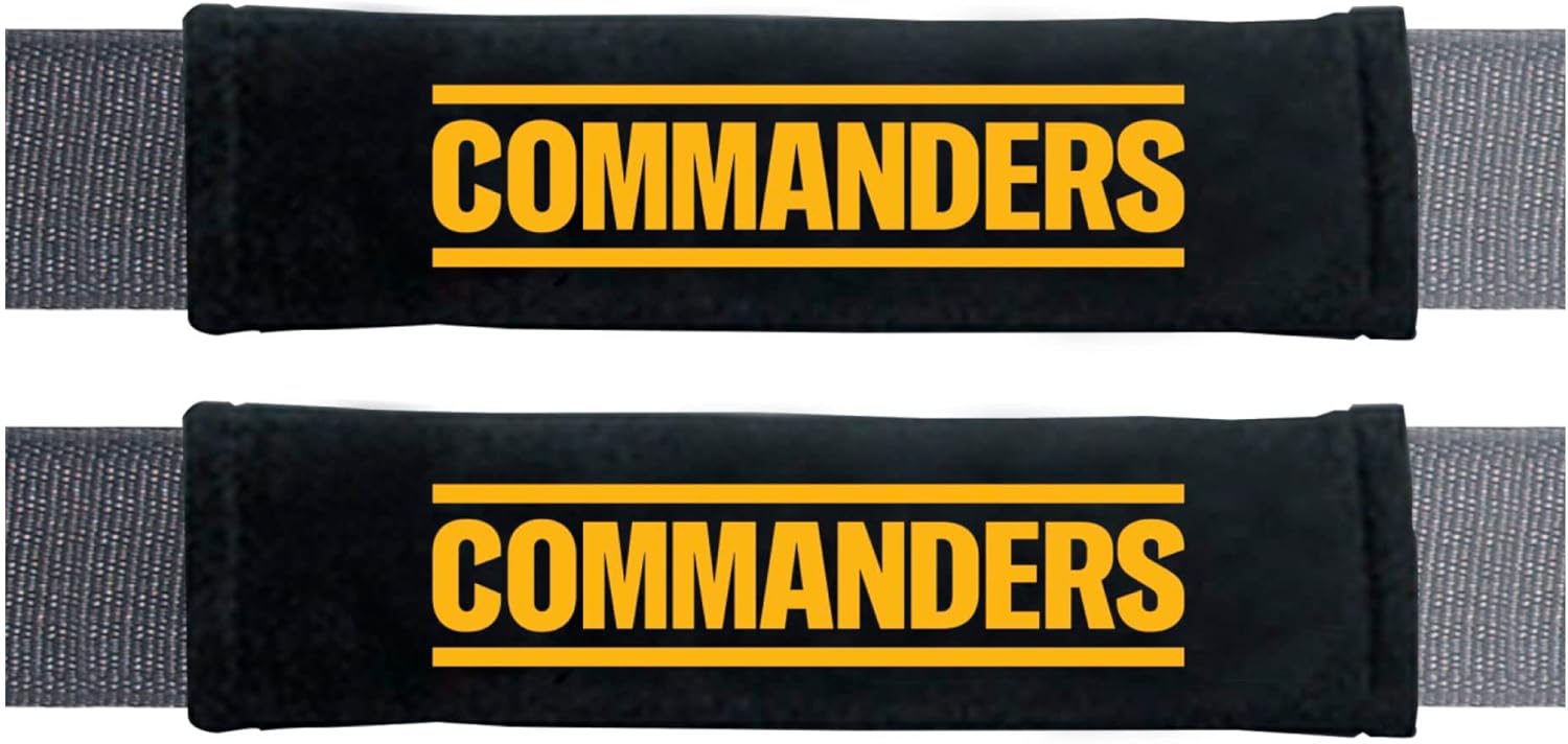 NFL Washington Commanders Embroidered Seatbelt Pad Pair by FanMats