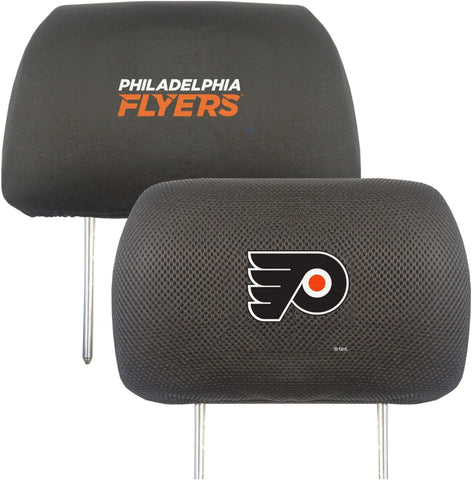 NHL Philadelphia Flyers Headrest Cover Embroidered Logo Set of 2 by Fanmats