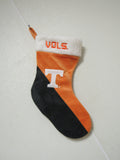 NCAA Tennessee Volunteers Logo Embroidered on 18" Orange/Black Basic Christmas Stocking