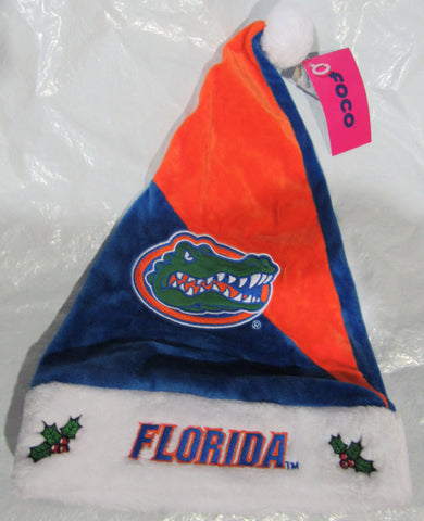 NCAA Florida Gators Season Spirit Blue & Orange Basic Santa Hat FOCO