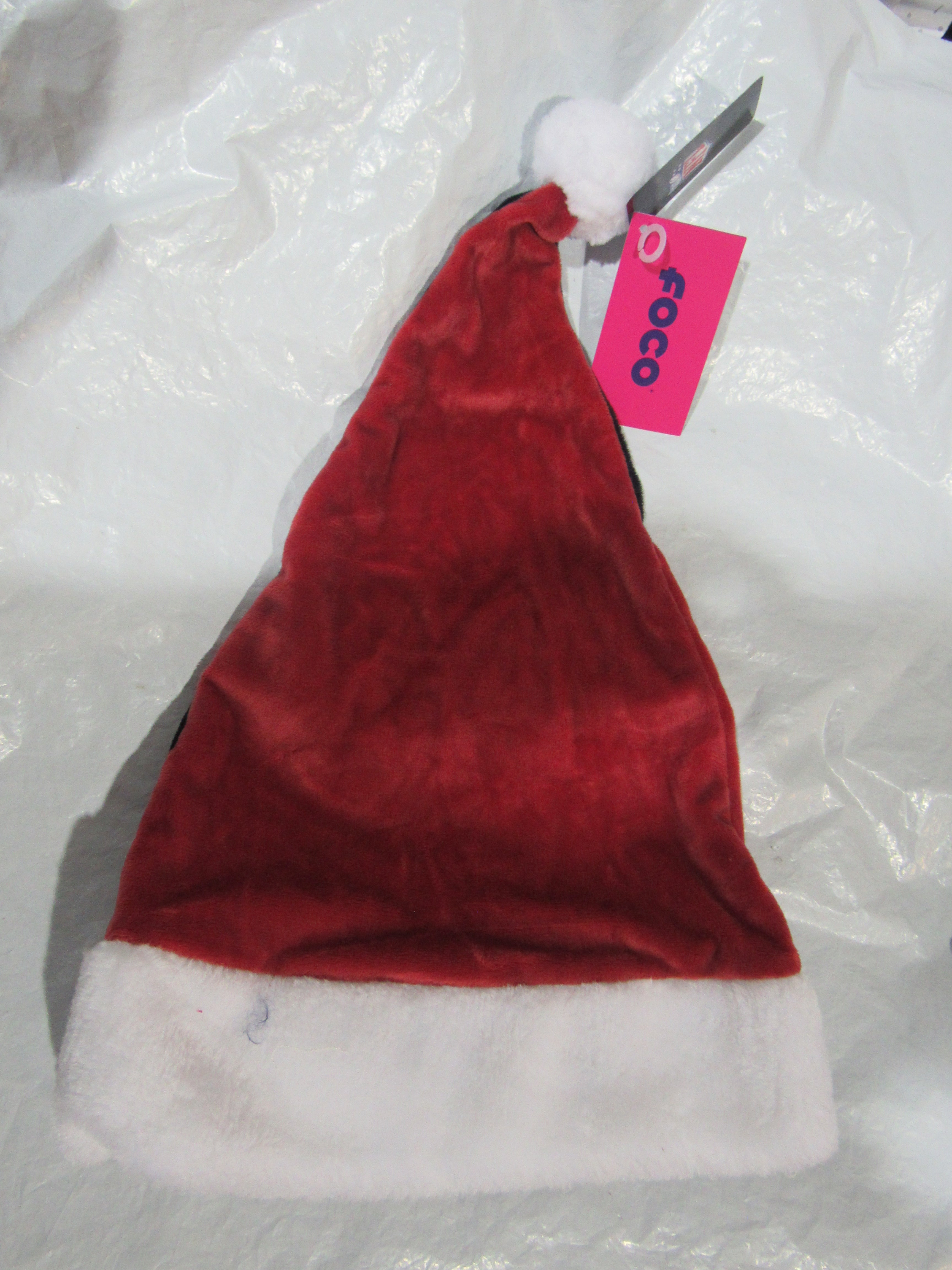 NFL Atlanta Falcons Season Spirit Red & Black Basic Santa Hat by FOCO