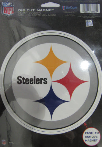 NFL Pittsburgh Steelers 6 inch Auto Magnet Die-Cut by WinCraft