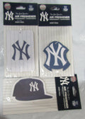 New York Yankees 3 Different Shaped Paper Air Freshener SPORTY FRESH Licensed