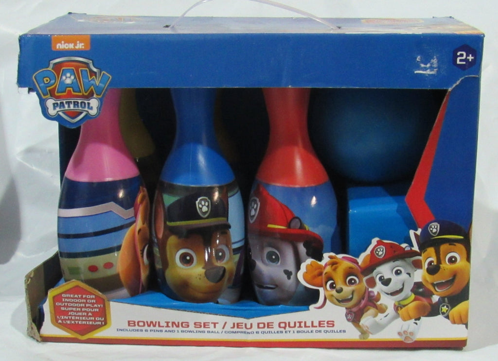 nick jr. Paw Patrol Indoor & Outdoor Plastic Bowling Set