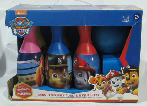 nick jr. Paw Patrol Indoor & Outdoor Plastic Bowling Set