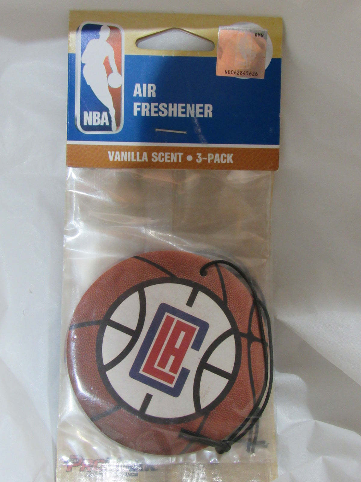 NBA Los Angeles Clippers 3-pk Air Freshener Basketball Scent Vanilla by ProMark