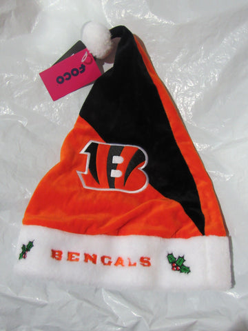 NFL Cincinnati Bengals Season Spirit Orange & Black Basic Santa Hat by FOCO