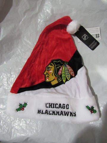 NHL Chicago Blackhawks Season Spirit 3 Color Basic Santa Hat by FOCO