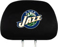 NBA Utah Jazz Embroidered Logo Headrest Covers Set of 2 by Team Promark